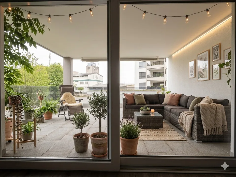Exclusive 2.5-room apartment with large balcony area 36.5 m2