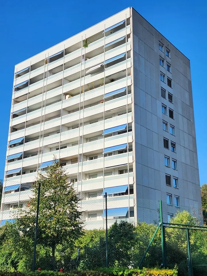 zentrale Wohnung mit Aussicht