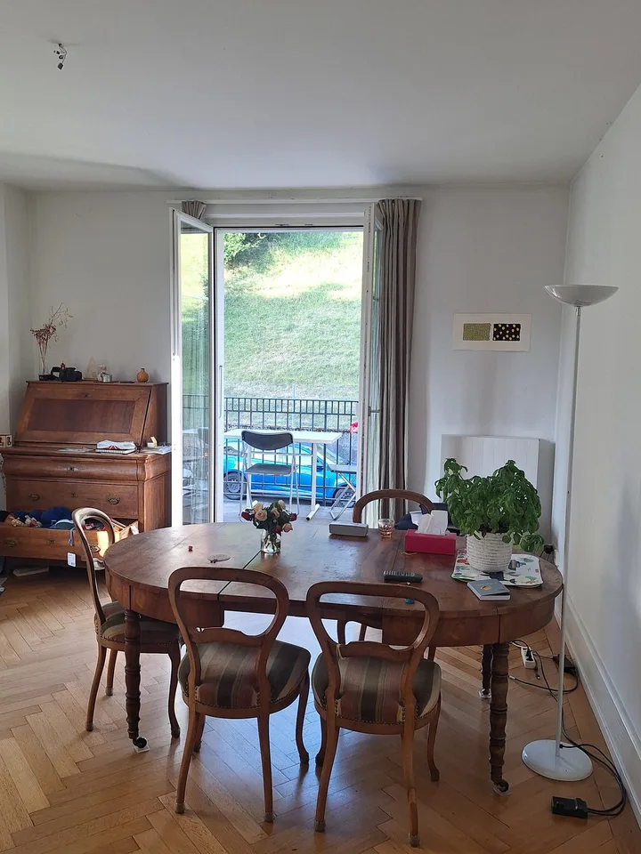 Charmante 3.5-Zimmer-Altbauwohnung mit Balkon in Bern – Landoltstrasse