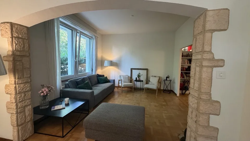 Prächtiges 4.5-Zimmer-Wohnung mit Terrasse und eigenem Garten, Champel-Viertel