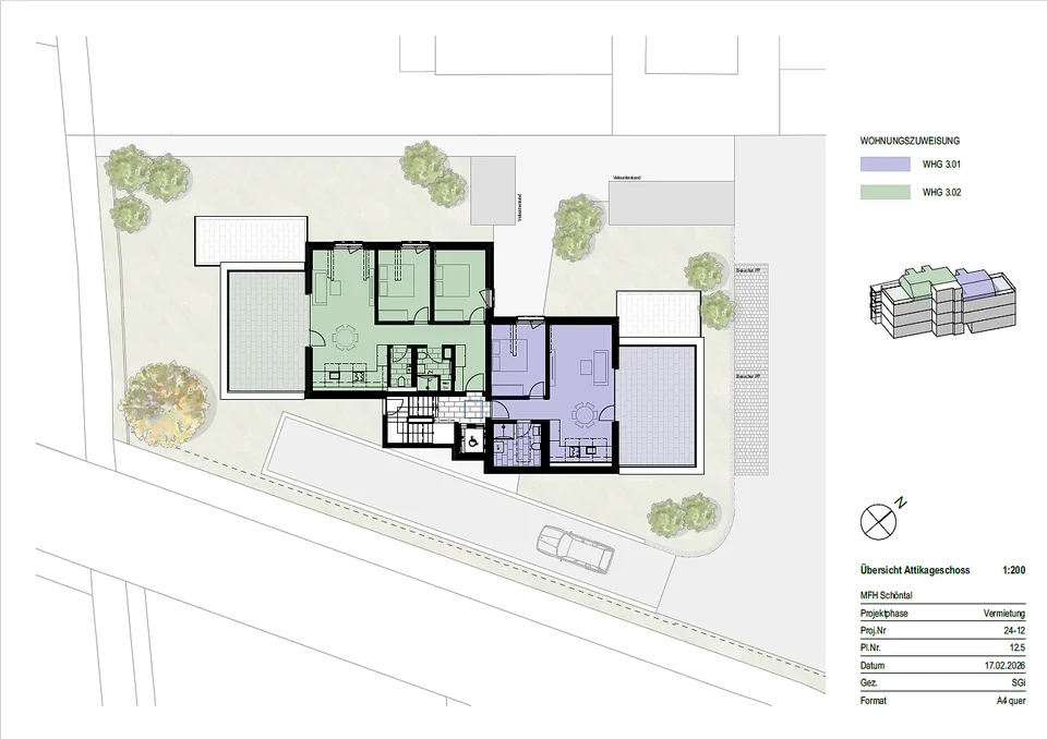 Moderne 2.5-Zimmer-Neubau-Wohnung im Grossfeld 8 in Arth