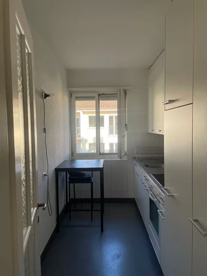 Helle 2-Zimmer-Wohnung, 5 Min. zum HB, mit Stadtblick, Zürich Kreis 6