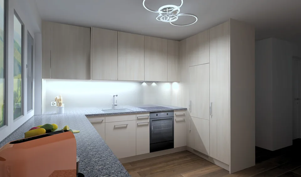Helle und frisch sanierte 3.5-Zimmerwohnung mit grossem Estrich