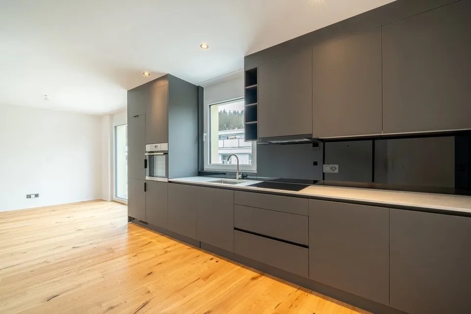 Kompakte Wohnung für Singles.