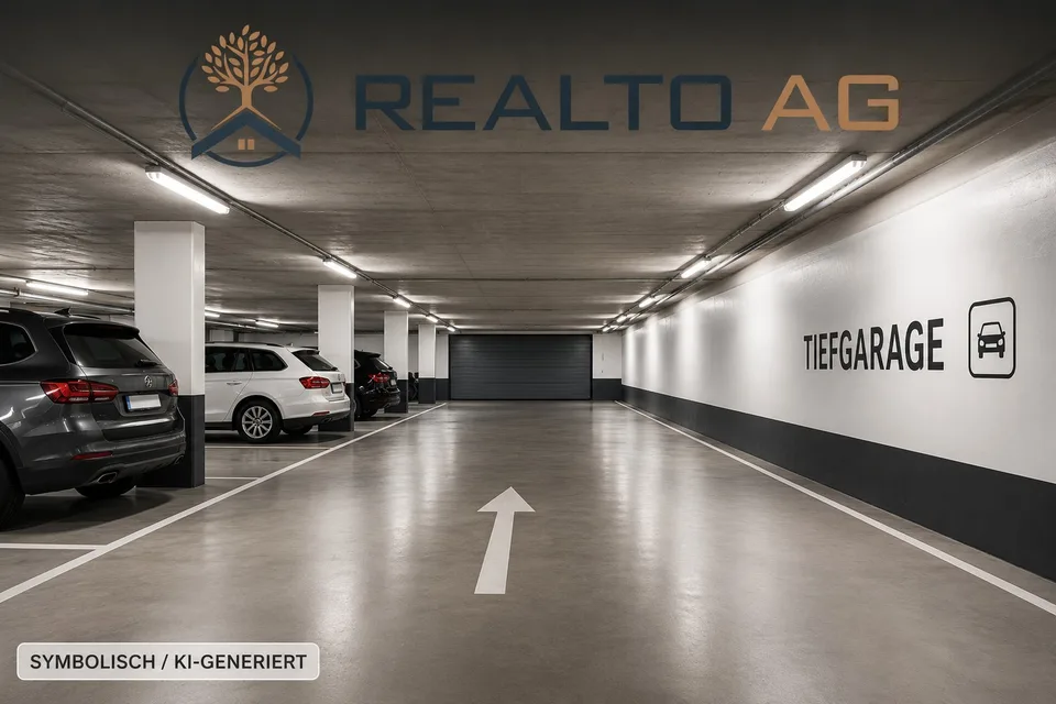 Einstellhallenplätze in Tiefgarage zu vermieten