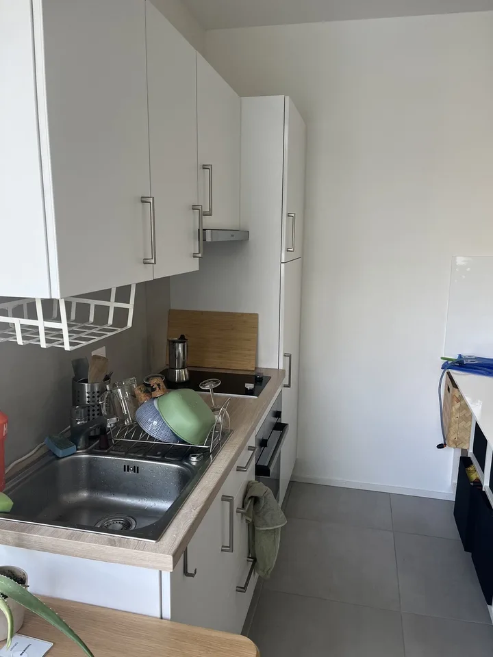 Modern studio 30 m², with balcony, near Vidy and International Olympic