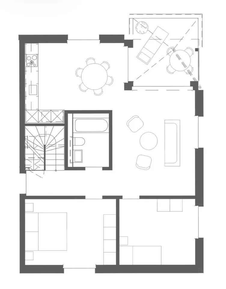 5.5 Zimmer, 122 m², 3. Stock