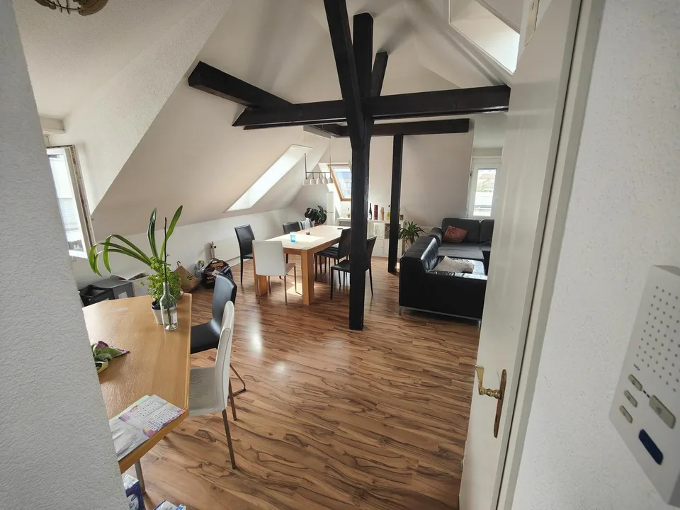 Chambre dans un appartement partagé de 4 personnes confortable avec un grand espace commun