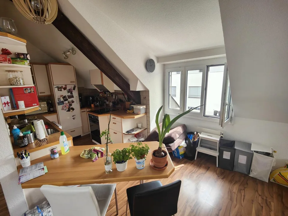 Chambre dans un appartement partagé de 4 personnes confortable avec un grand espace commun