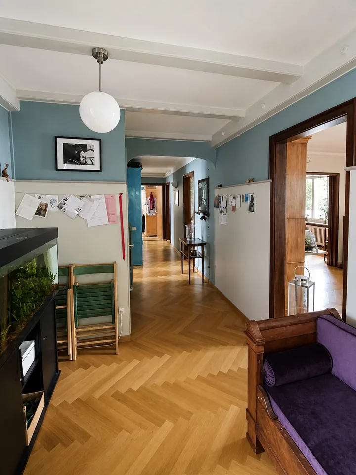Charmante 4½-Zimmer-Wohnung mit Balkon und Gartenblick / 3-Familienhaus