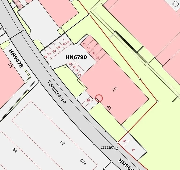 AUSSENPARKPLATZ AN DER TÖDISTRASSE 63 IN 8810 HORGEN ZU VERMIETEN!