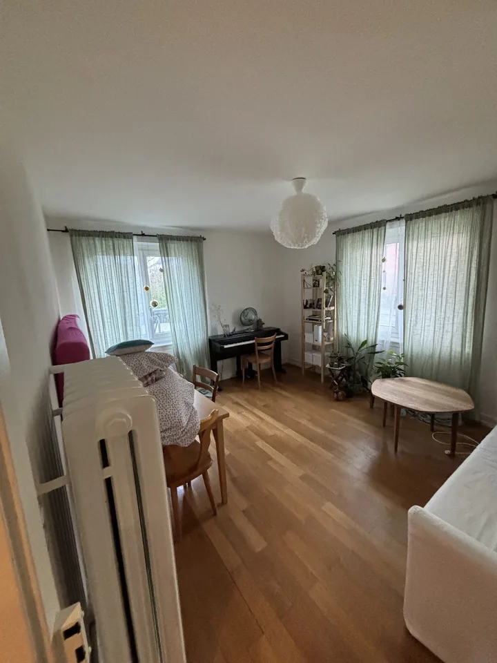 Room for rent in beautiful apartment with garden