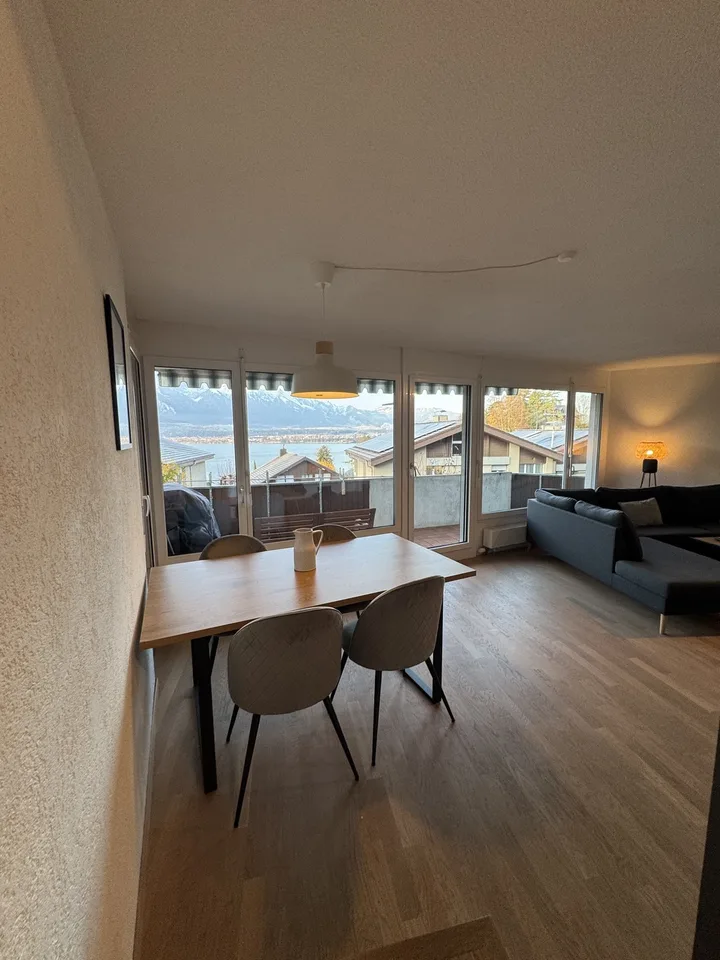 WG Zimmer am Thunersee mit Seesicht.