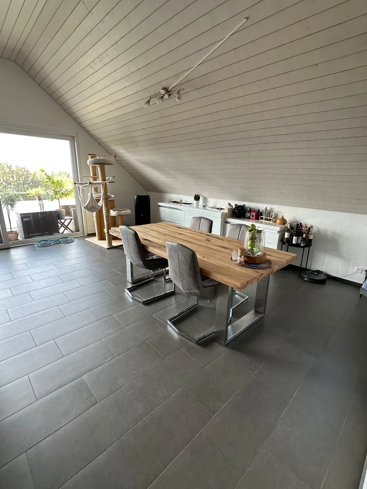 Traumhafte 2.5-Zimmer-Attikawohnung (95 m²) mit Alpenblick in Wallisellen
