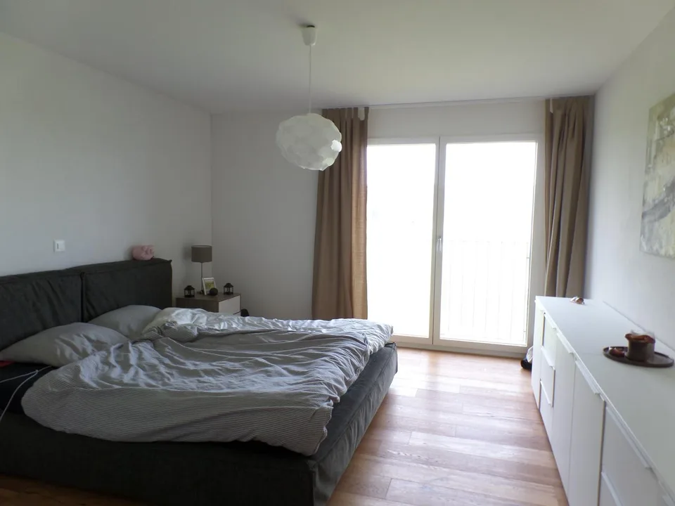 Schöne, moderne Parterrewohnung mit Sitzplatz und Umschwung