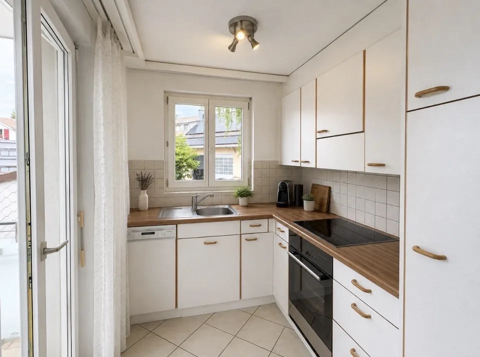 Helle 2.5-Zimmer-Wohnung mit grossem Balkon – Haustiere willkommen