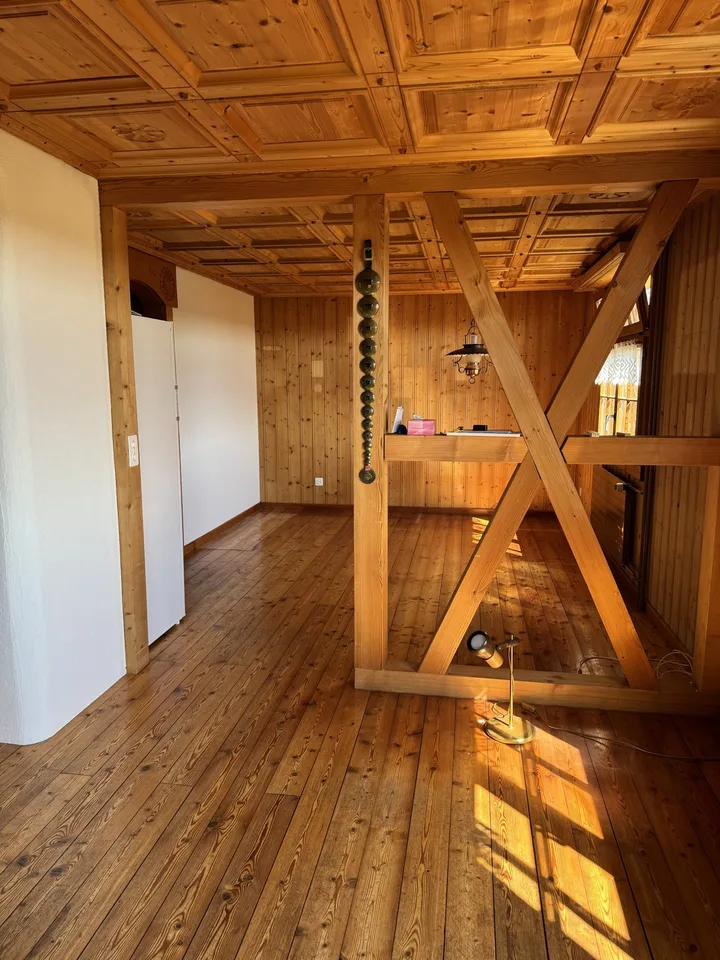 Einzigartiges Holzhaus-Bijou für Garten- und Handwerkfans