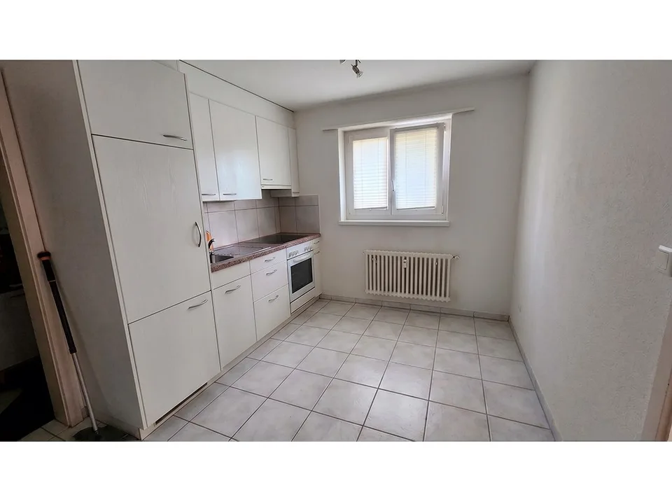 Die 1.5-Zimmer-Wohnung im EG mit dem sehr praktischen Grundriss