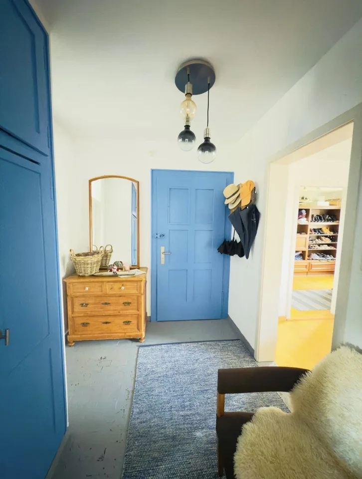 For 4 people! Spacious and bright, fully furnished 120 m² apartment