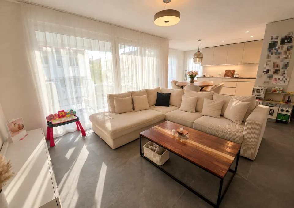 Moderne Wohnung im Eigentumsstandard