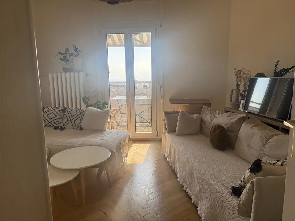 Sous-location chambre (14m2) dans un 3p
