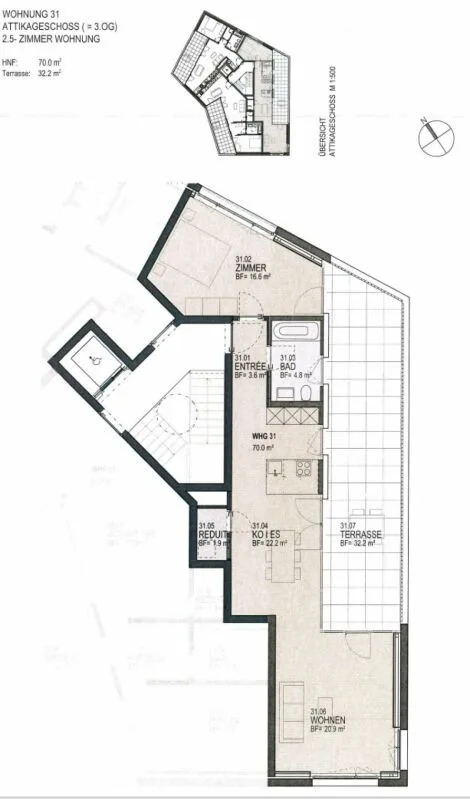 Wunderschöne Terrassen Wohnung