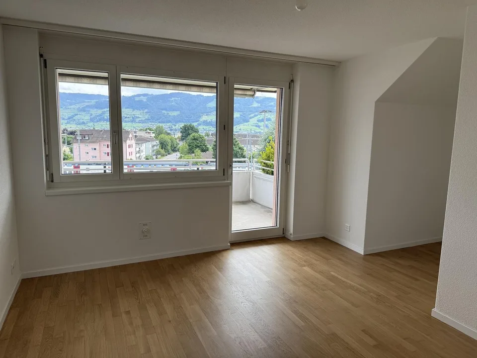 Traumhafte 3,5-Zimmer-Dachwohnung mit Bergsicht in Rapperswil