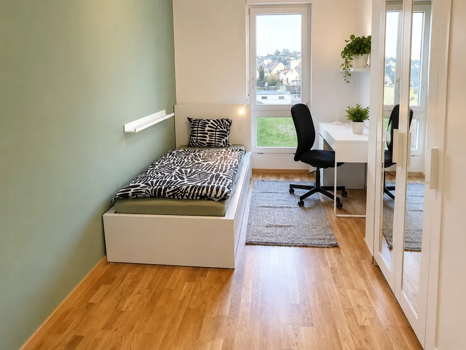 Modernes WG-Zimmer im Zentrum von Aarau inkl. Nebenkosten und Parkplatz - TOP Lage für Studierende und junge Berufstätige!