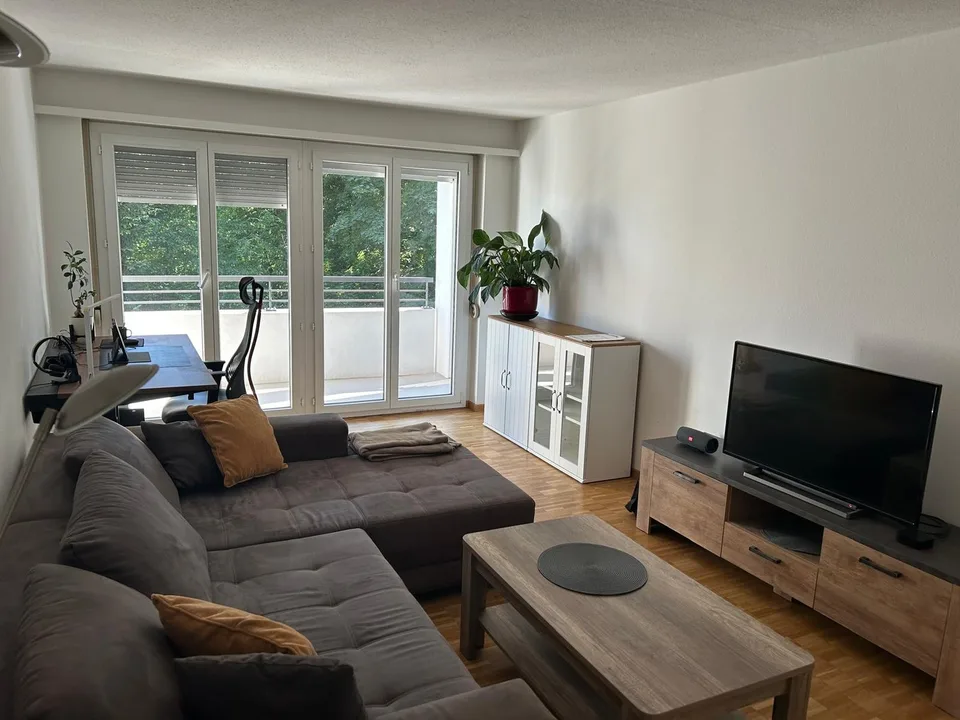 Helle und gepflegte 2.5-Zimmer-Wohnung mit grossem Balkon