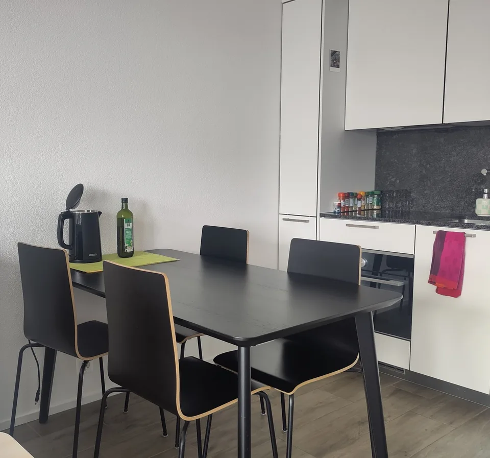 Temporäre 1,5 Zimmerwohnung beim Bahnhof Stettbach