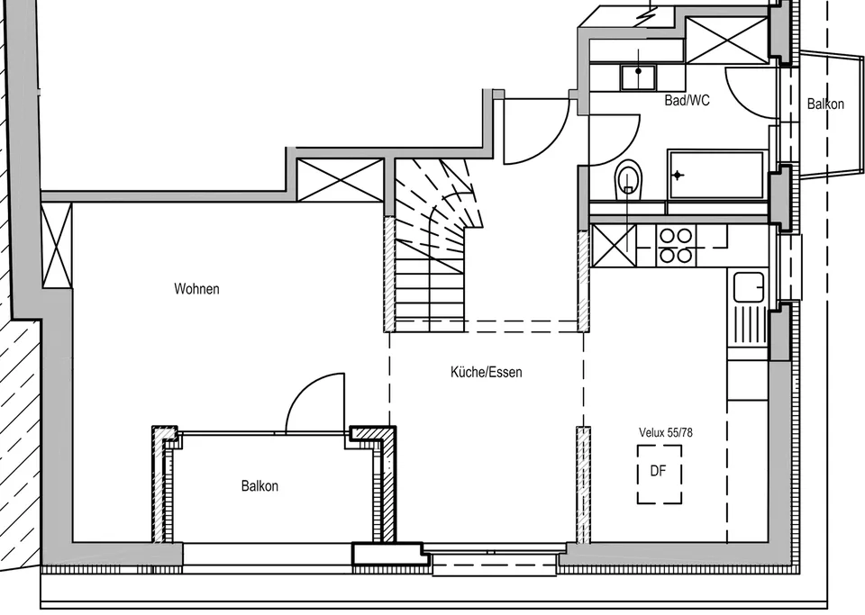 3.5 Attikawohnung zwischen Hegibachplatz und Klusplatz