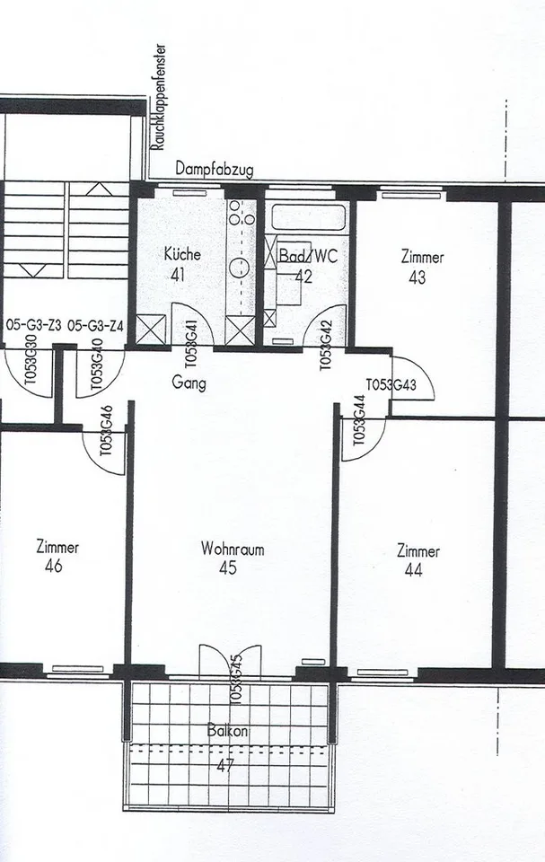 Attraktive 3-Zimmerwohnung mit verglastem Balkon zu vermieten