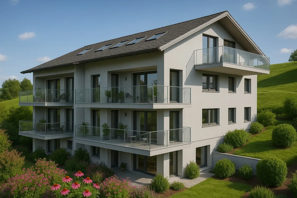 => Neu - Erstbezug neue grosse 4.5 Zi.- Wohnung, grosser Balkon 32m2