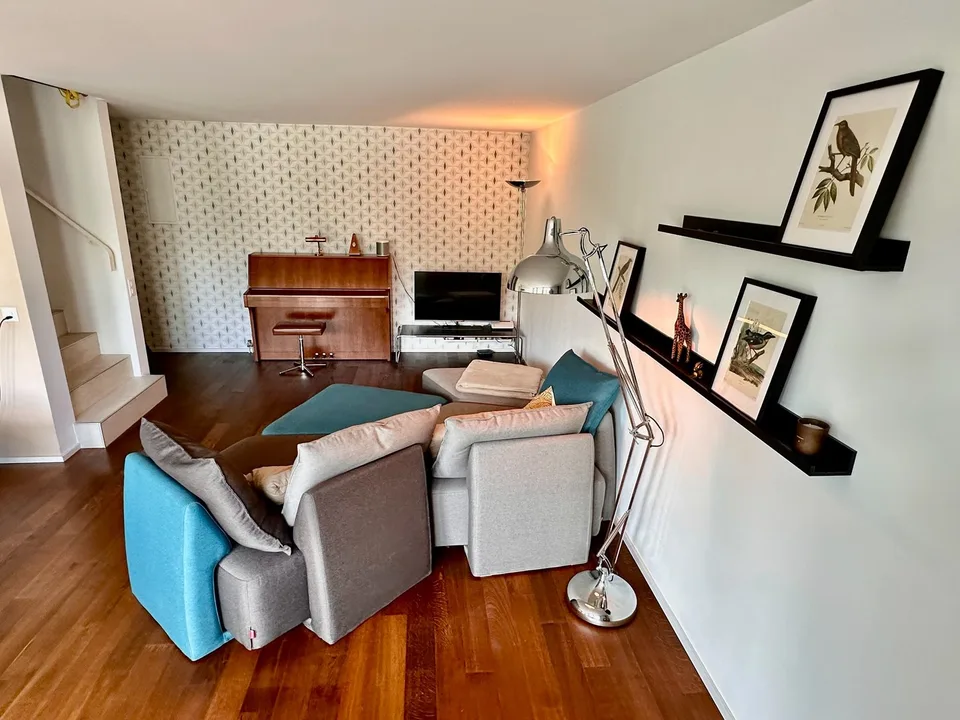 Appartement-maisonnette meublé pour famille avec jardin & maison d'hôtes