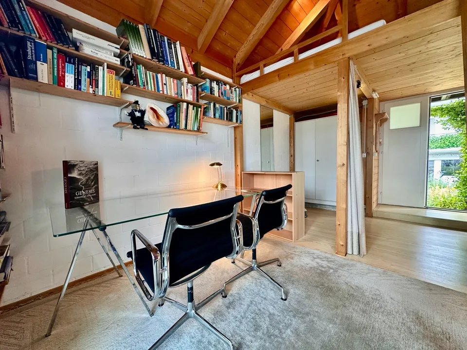 Appartement-maisonnette meublé pour famille avec jardin & maison d'hôtes