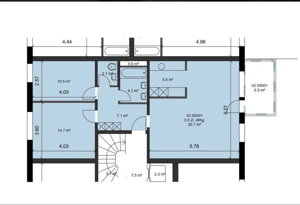 Vivere al centro: appartamento di 3,5 locali a San Gallo