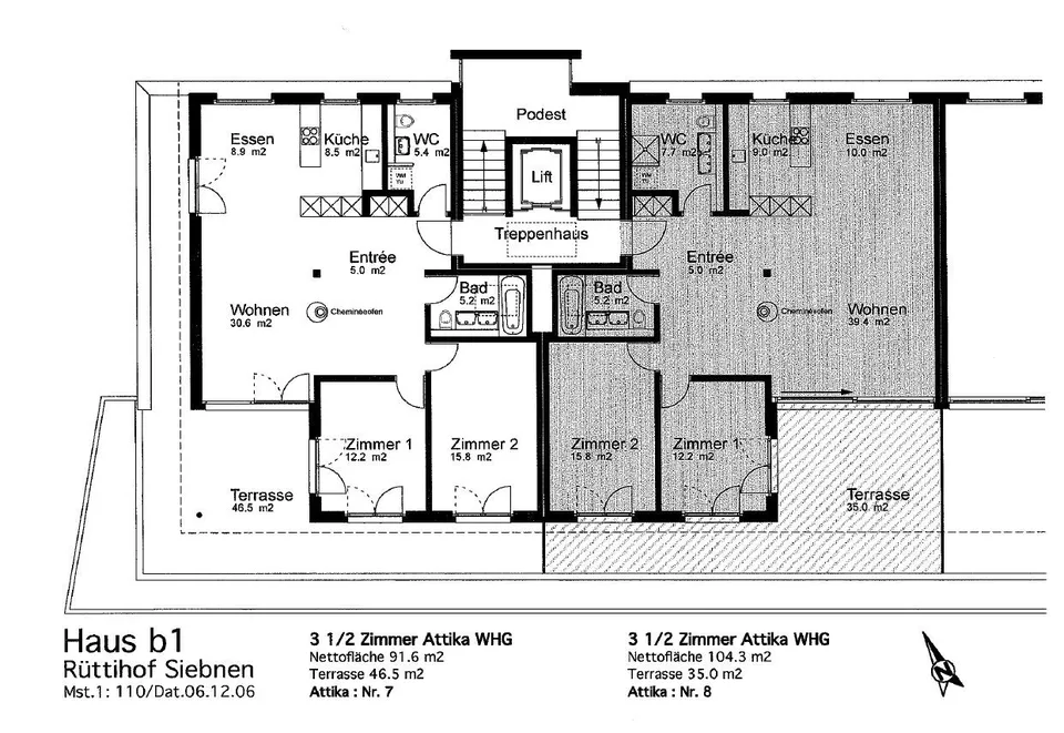 Grosszügige 3.5-Zimmerwohnung mit Balkon und Blick ins Grüne