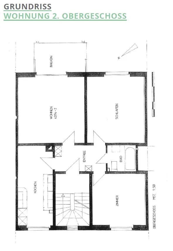 Schöne 3-Zimmer-Wohnung mit Balkon zu vermieten!