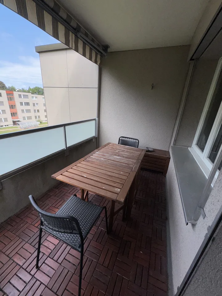 Cozy apartment room with nice terrace