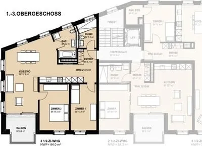 15m2 WG-Zimmer in hochwertigem Neubau