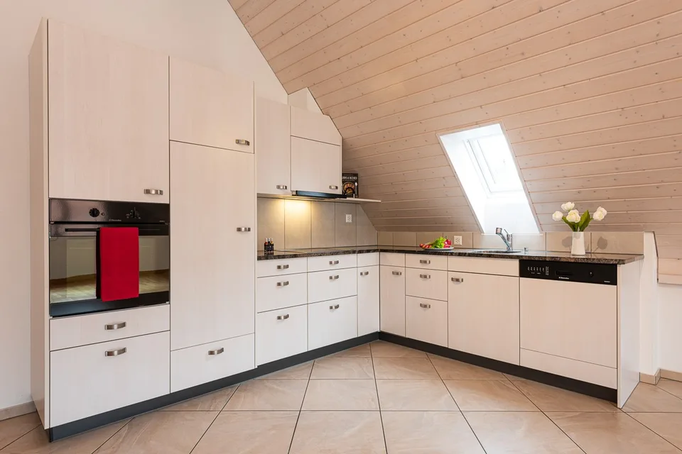 Grosszügige und moderne 4.5-Zimmer-Dachwohnung im Grünen