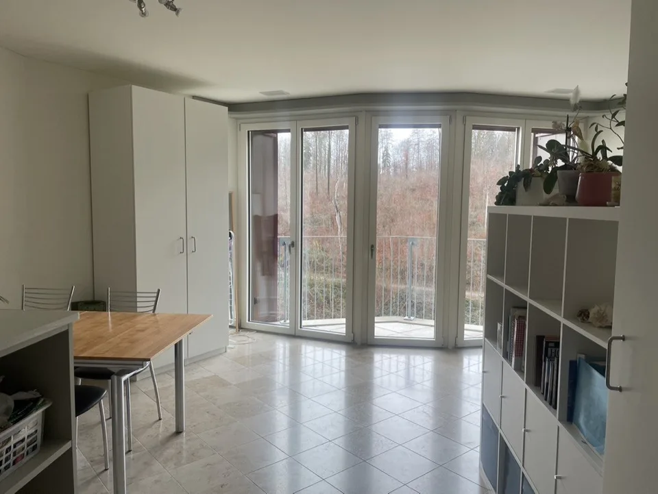 Modernes möbliertes 1.5-Zimmer-Apartment mit privatem Parkplatz