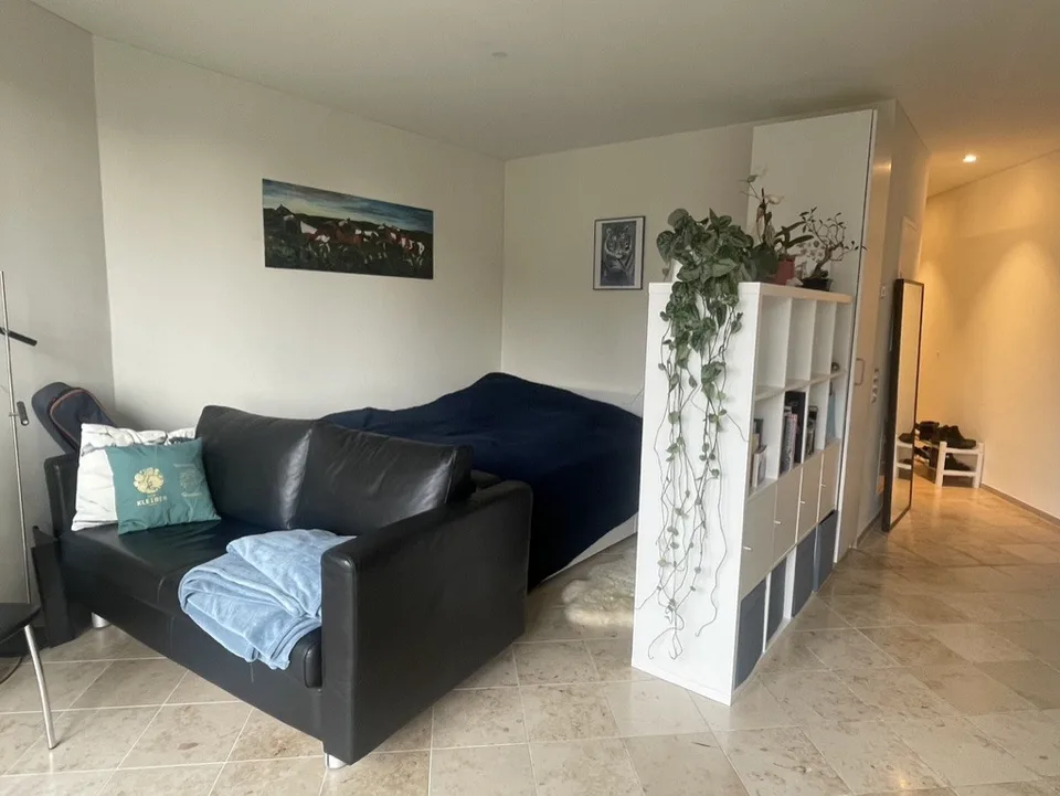 Modernes möbliertes 1.5-Zimmer-Apartment mit privatem Parkplatz