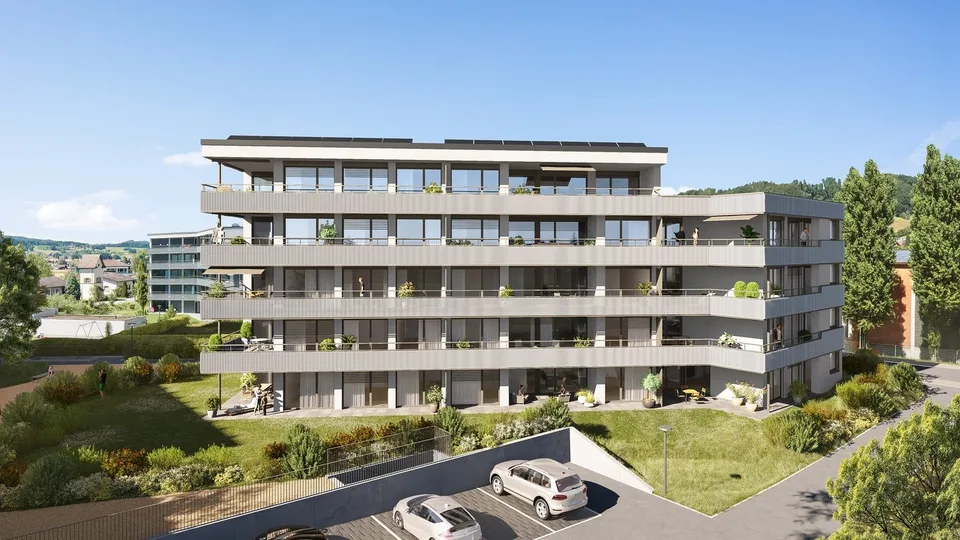 Moderne 3.5 Zimmerwohnung in Nebikon
