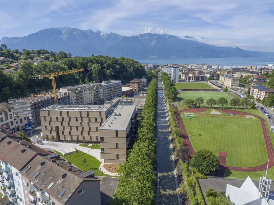 Appartement moderne de 2.5 pièces de 55 m2 avec balcon au 2ème étage !