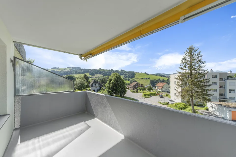 Einladende 3.5-Zimmerwohnung mit schöner Sicht auf den Säntis