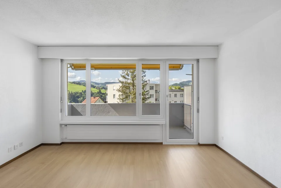 Einladende 3.5-Zimmerwohnung mit schöner Sicht auf den Säntis