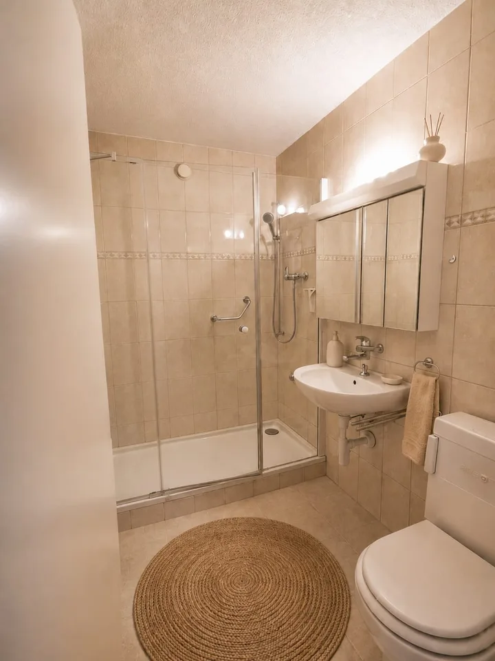 Renovierte 2 Zimmerwohnung mit Balkon, Waschmaschine und Parkplatz
