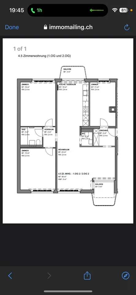 4.5-room available in Zürich Seefeld for 3 months - to sublet