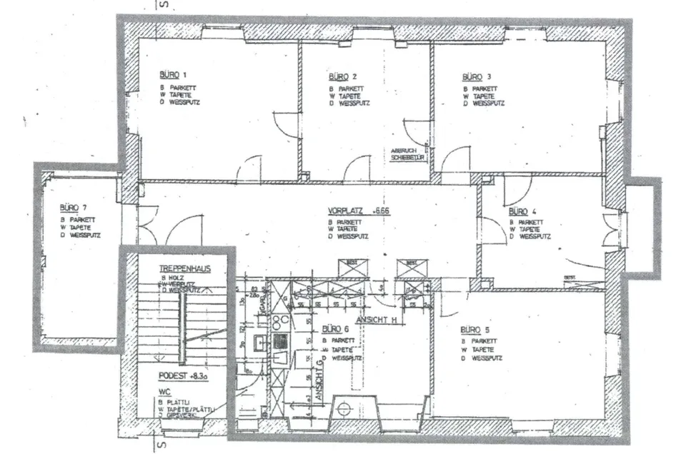 13,5 m² | 2. OG Altbau | per 1. September 2026 oder nach Vereinbarung | CHF 1'304/Mt. inkl. Reinigung (exkl. Internet)